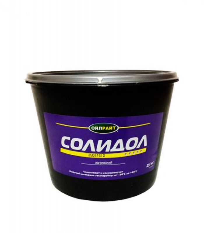 Купить Смазка СОЛИДОЛ-Ж (2,1кг) (OilRight) /6016/ OilRight-Т-Солидол-2,1кг