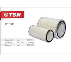 Фильтр воздушный комплект 2 штуки  Howo 16117000721 (TSN 9.1.120)