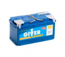 Аккумулятор  ЗИЛ, ГАЗ, ПАЗ  6СТ100   GIVER  пр.пол. (завод