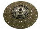 Диск сцепления ведомый КАМАЗ-4308 018004094/D0071 (MF-395мм) (ан.1878004109/1878004094) (FLRS) FLRS-018004094